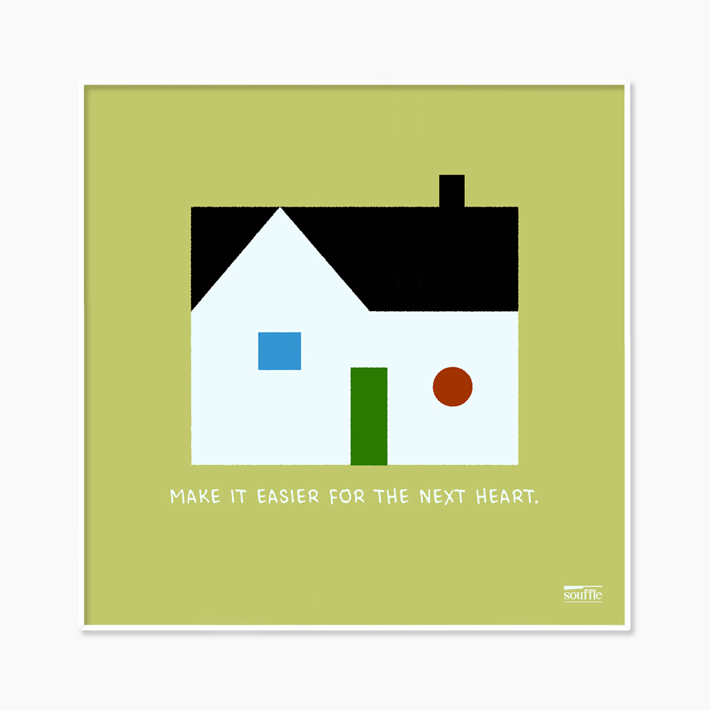 [souffle] Home, Slowly Green 20.3 x 20.3 cm
