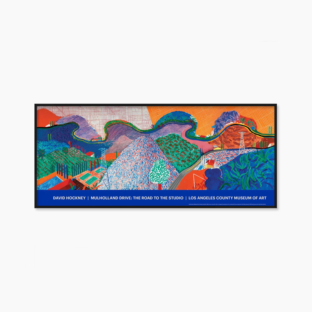 [데이비드 호크니] Mulholland Drive 96.5 x 40.6 cm