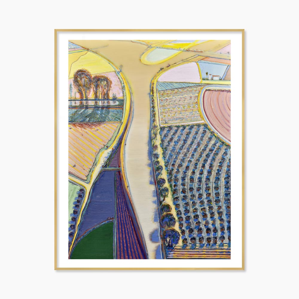 [웨인 티보] River Intersection 56 x 71 cm