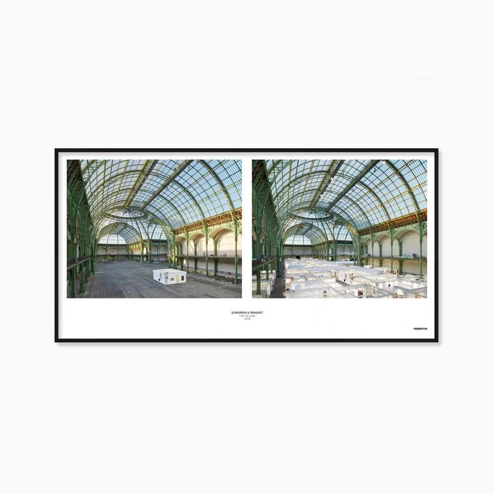 [엘름그린 & 드라그셋] The Village (액자 포함) 50 x 100 cm