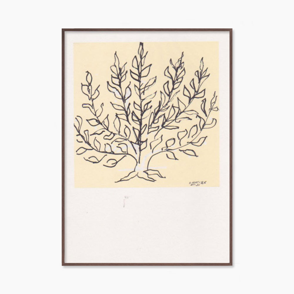 [앙리 마티스] Le Buisson (액자 포함) 15 x 21.5 cm