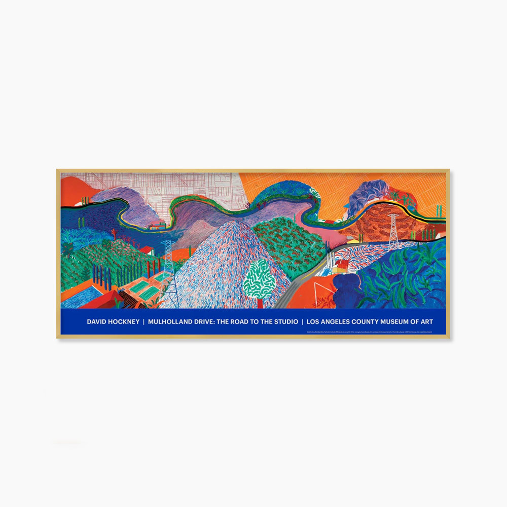 [데이비드 호크니] Mulholland Drive 96.5 x 40.6 cm