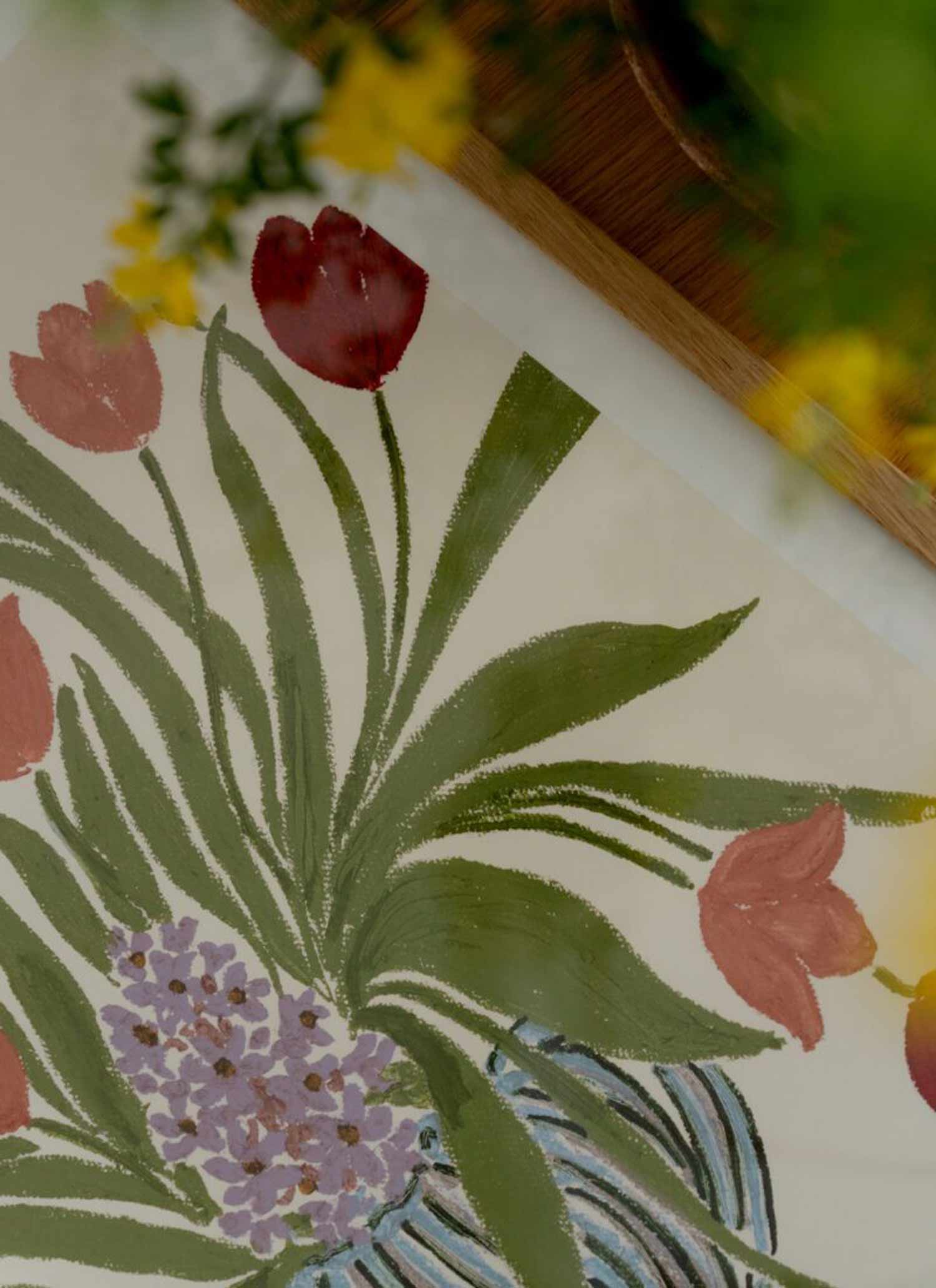 아닌 세실리 이베르센 Anine Cecilie Iversen Weekend Arrangement 꽃 화병 그림 아트포스터 인테리어포스터 거실 액자