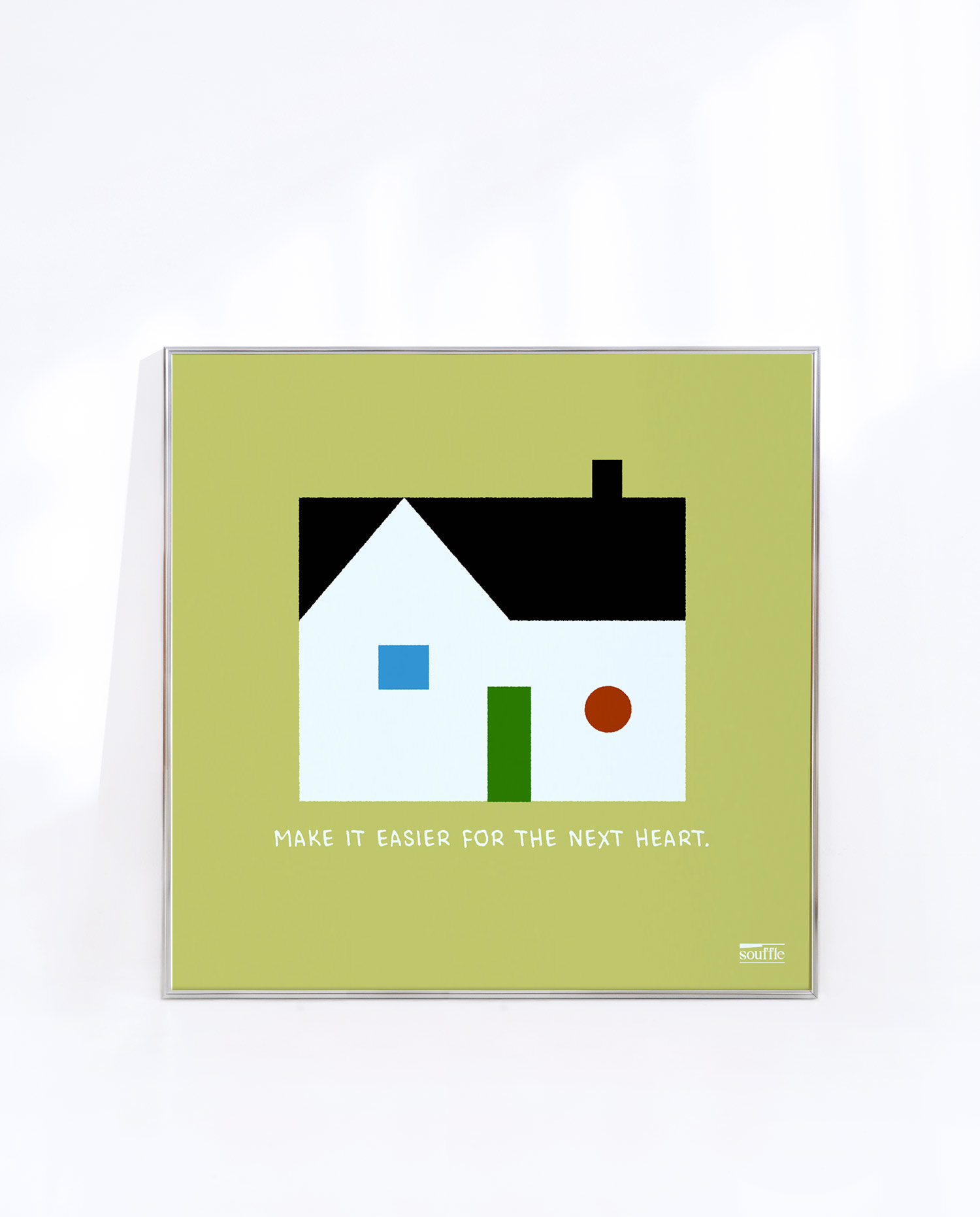 [souffle] Home, Slowly Green 20.3 x 20.3 cm