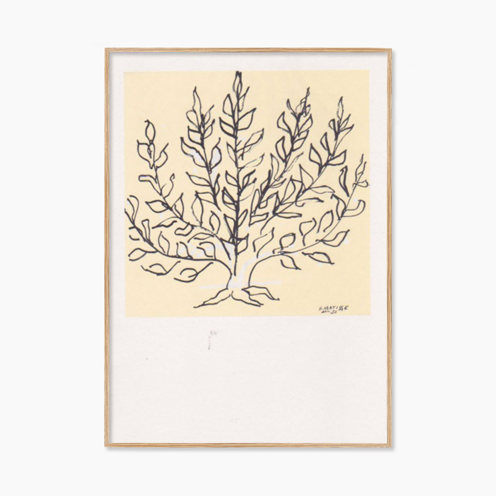 [앙리 마티스] Le Buisson (액자 포함) 15 x 21.5 cm
