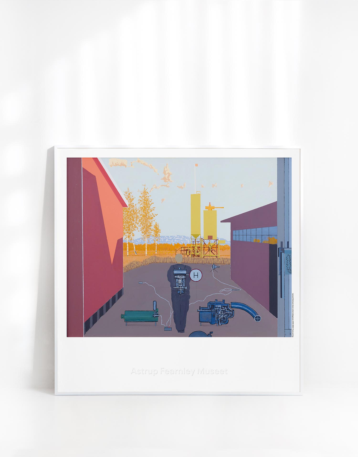 [레오나드 릭하드] Scene (액자 포함) 50 x 50 cm - 7월 24일 입고 예정 복제