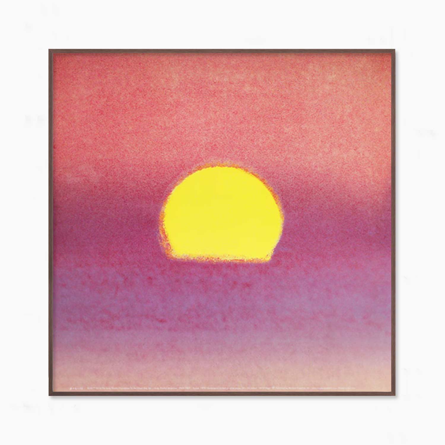 앤디 워홀 Sunset A 30 x 30 cm 선셋 그림 아트포스터 미니 액자