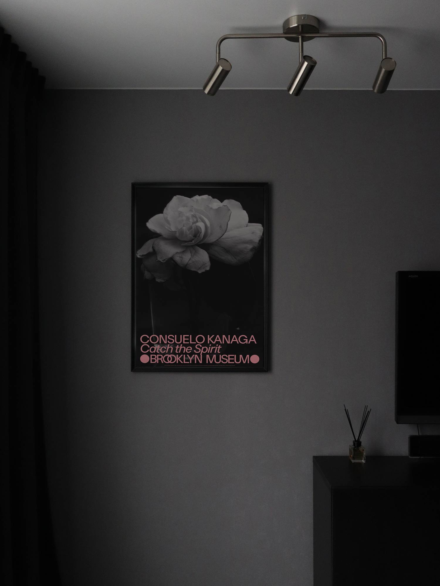 콘수엘로 카나가 흑백 사진 꽃 플라워 아트포스터 인테리어포스터 거실 액자