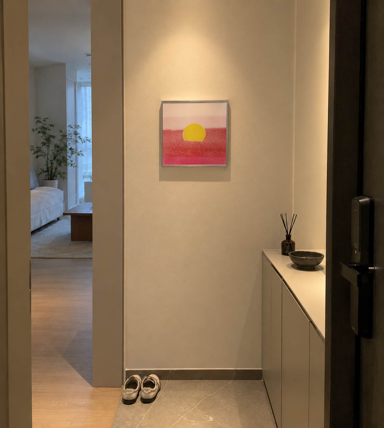 앤디 워홀 Sunset D 30 x 30 cm 선셋 그림 아트포스터 미니 액자