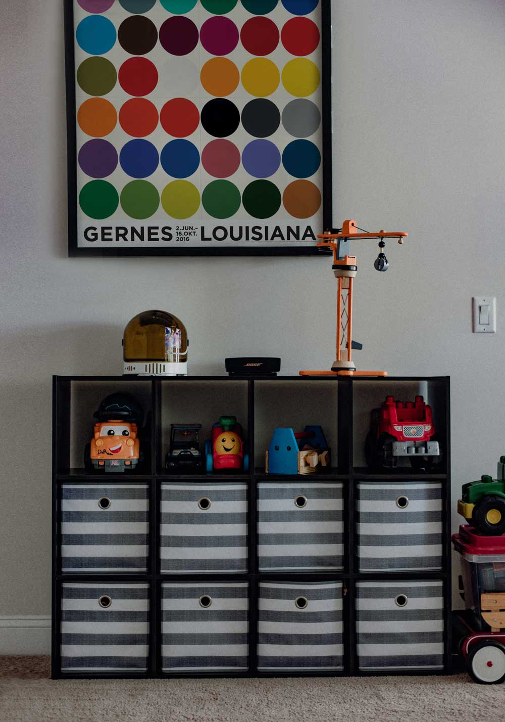 폴 게르네스 원형 포스터 거실 액자