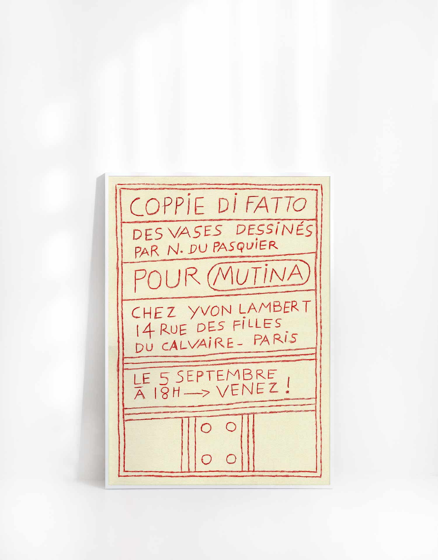 나탈리 뒤 파스퀴에 일러스트 미니 소형 그림 아트포스터 인테리어포스터 액자