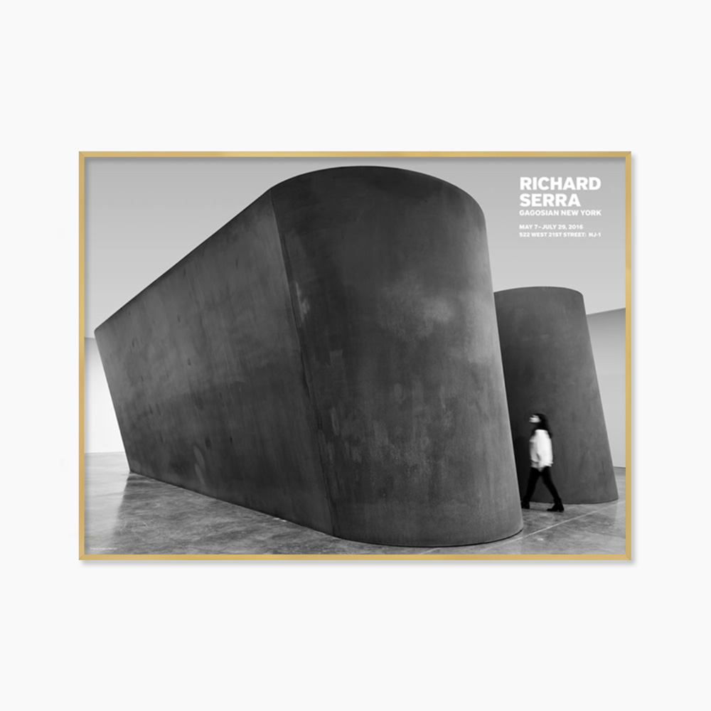 리처드 세라 건축 흑백 사진 대형 아트포스터 인테리어포스터 거실 액자