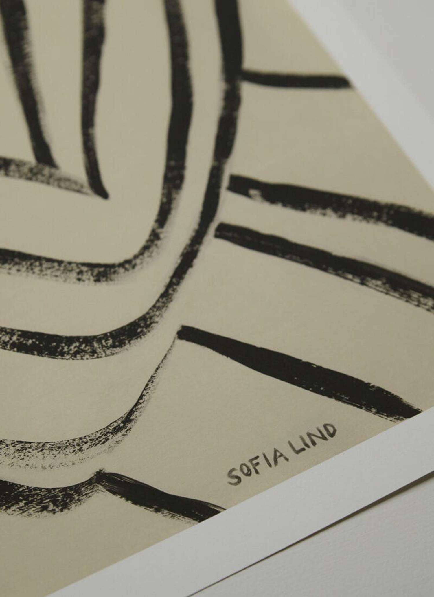 소피아 린드 Waiting 그림 아트포스터 인테리어포스터 거실 액자