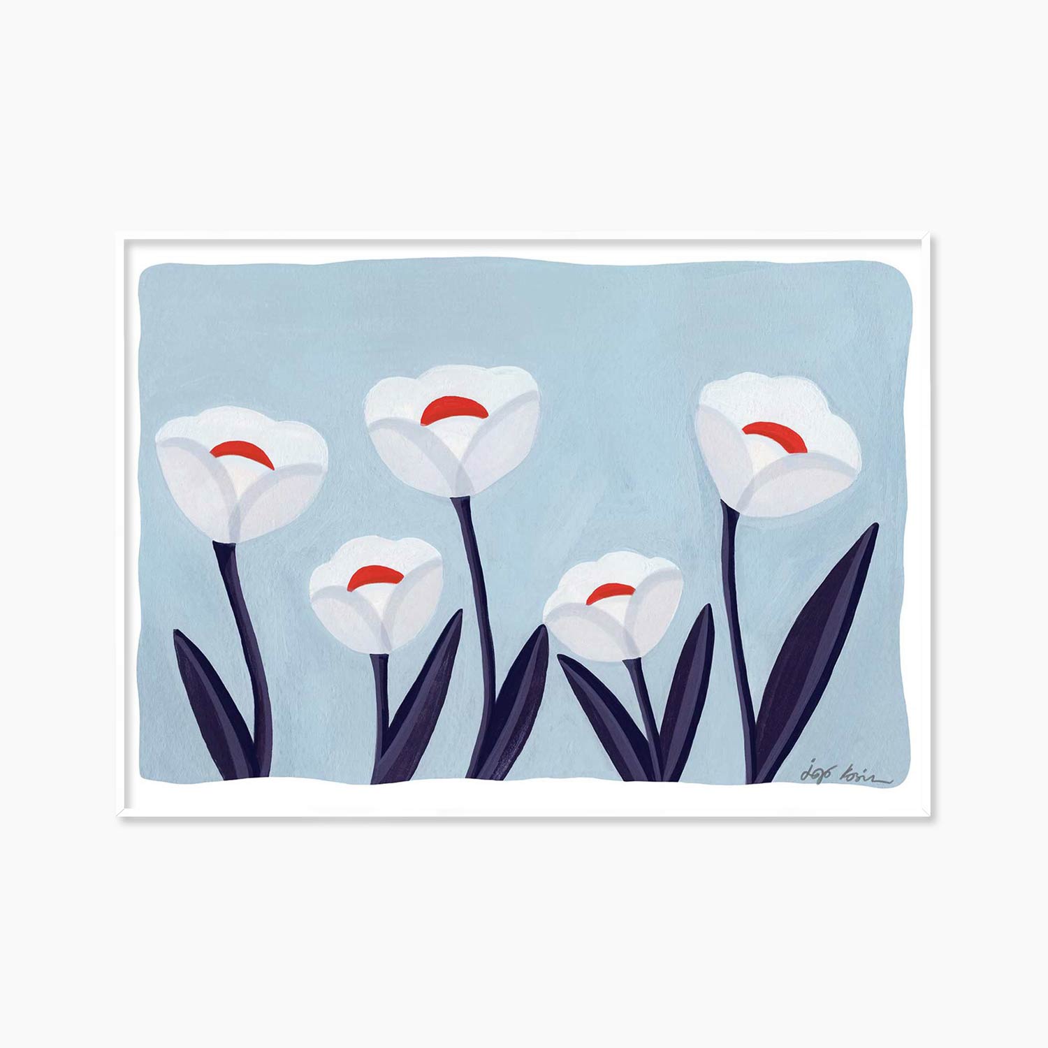 이가 코시츠카 Flowers 01 Iga Kosicka 50 x 70 cm 인테리어액자 아트포스터 더포스터클럽 꽃 플라워