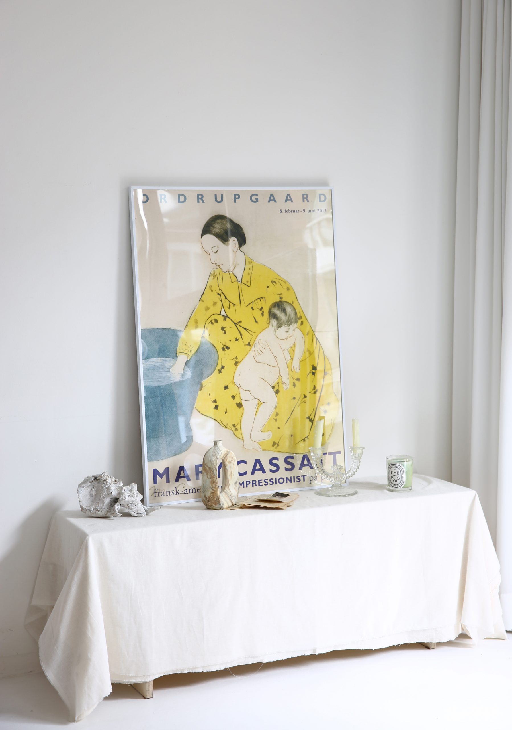 매리카사트 명화 포스터