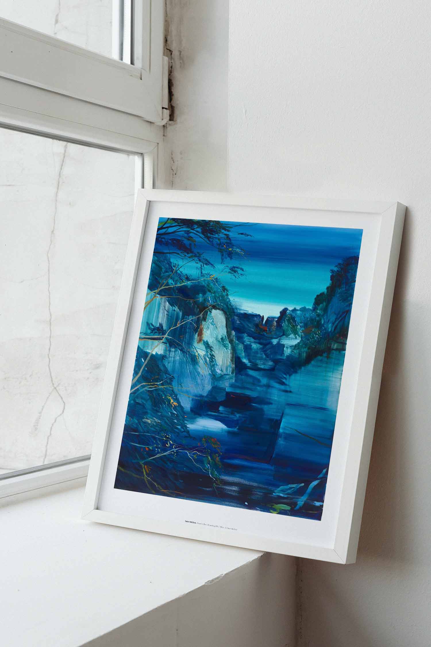 칼럼 맥클루어] Fissure in Blue 바다 그림 풍경 로얄아카데미 명화 빈티지 그림 아트포스터 인테리어포스터 거실 액자