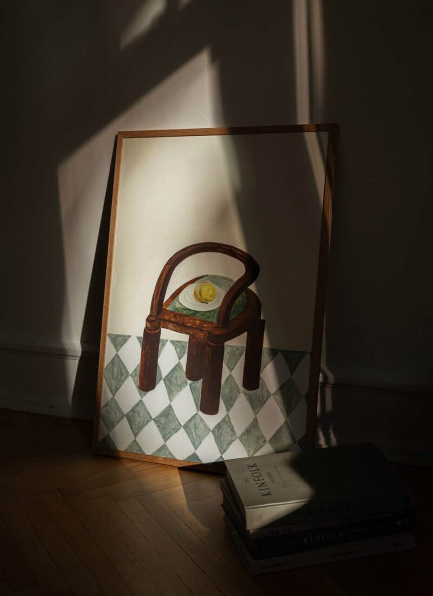 이사벨 반데플라세 Isabelle Vandeplassche Chair with Fruit 미니 소형 그림 아트포스터 인테리어포스터 거실 액자