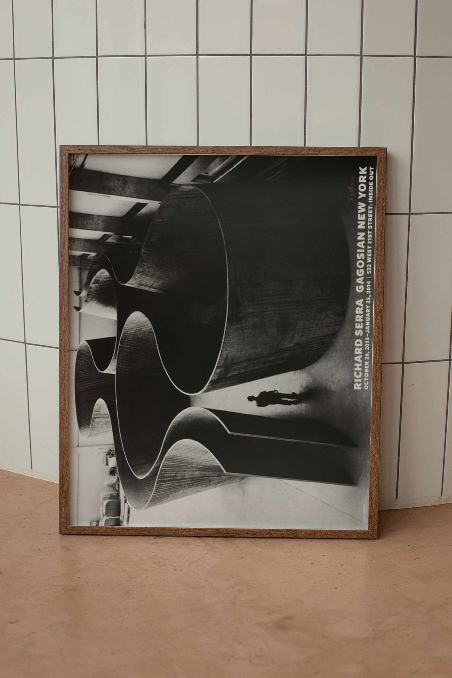 리처드 세라 건축 흑백 사진 대형 아트포스터 인테리어포스터 거실 액자