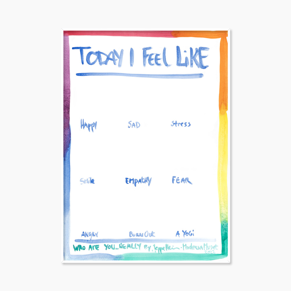 [예페 헤인] Today I Feel Like (액자 포함) 29.7 x 42 cm