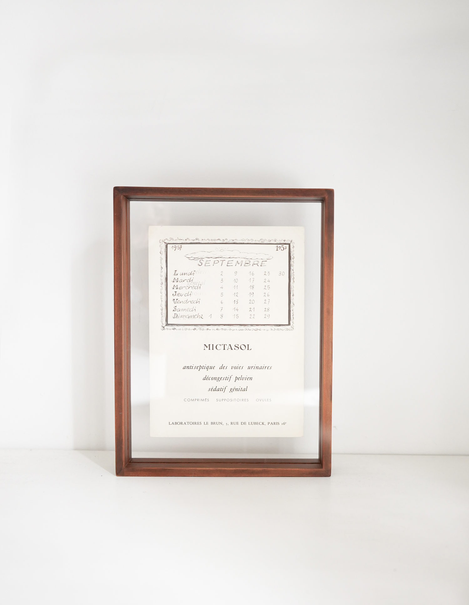 빈티지 장자크 상페 양면 달력 아트포스터 인테리어포스터 액자