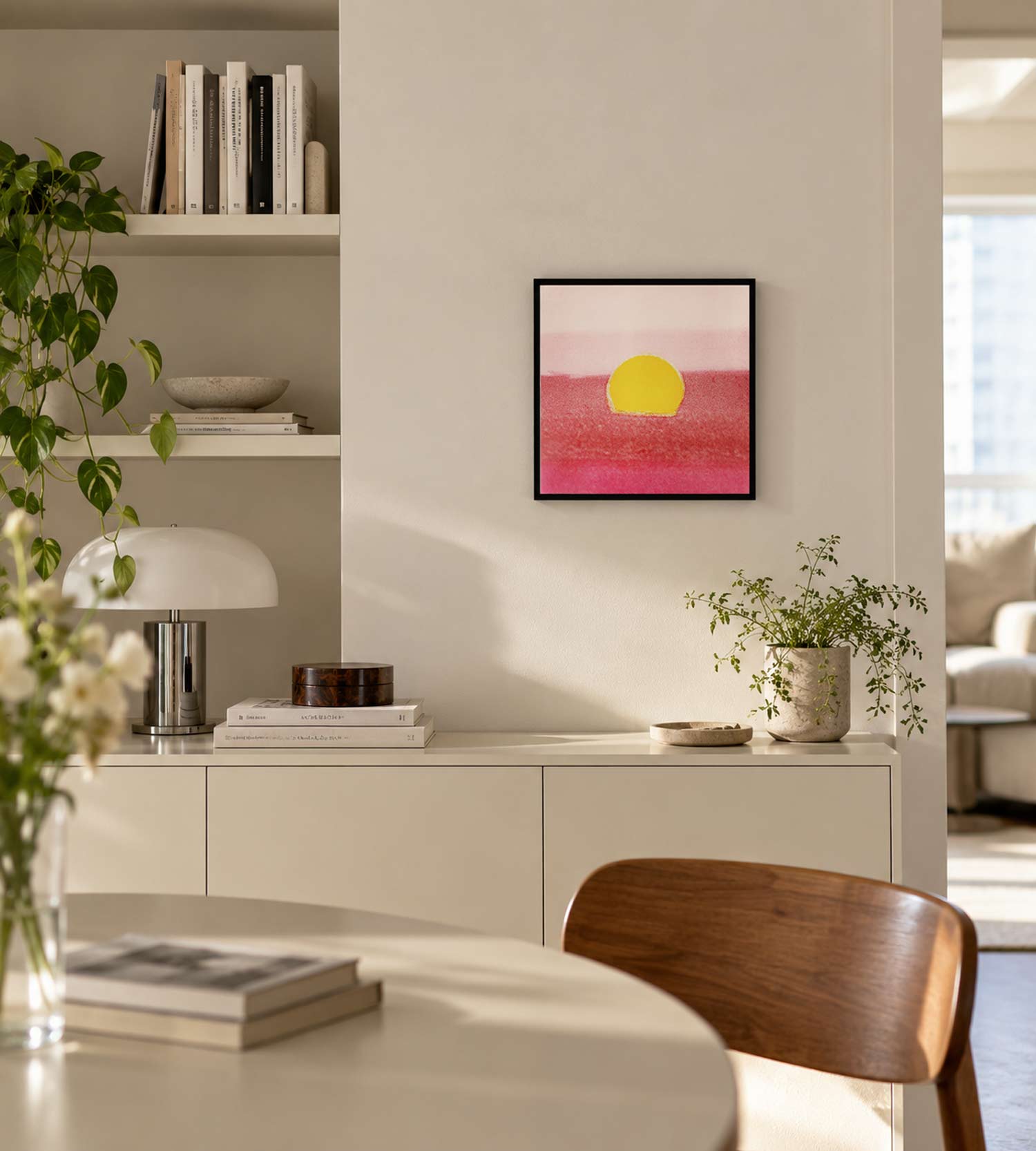 앤디 워홀 Sunset D 30 x 30 cm 선셋 그림 아트포스터 미니 액자