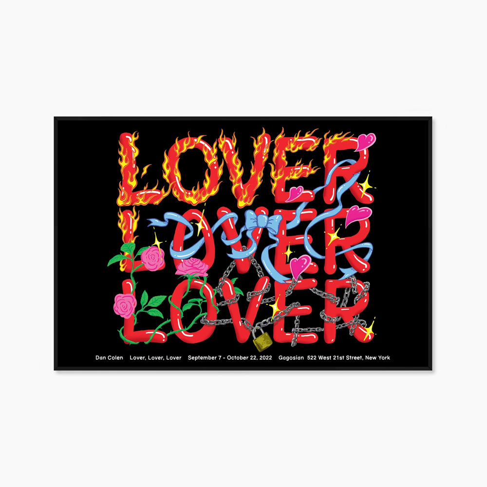 [댄 콜런] Lover Lover Lover (액자 포함) 60.9 × 91.4 cm