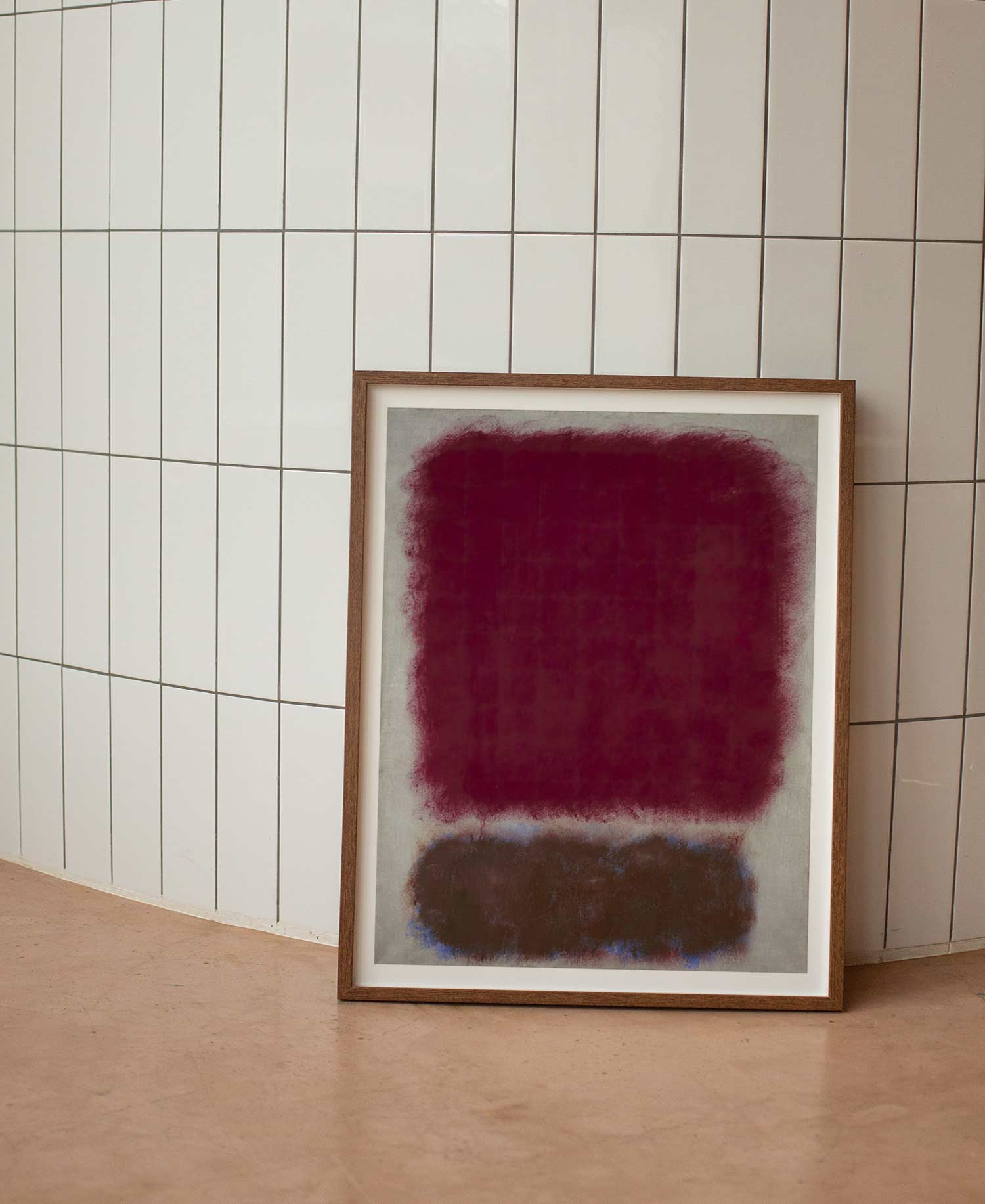 마크 로스코 Red over Brown 명화 그림 아트포스터 인테리어포스터 거실 액자