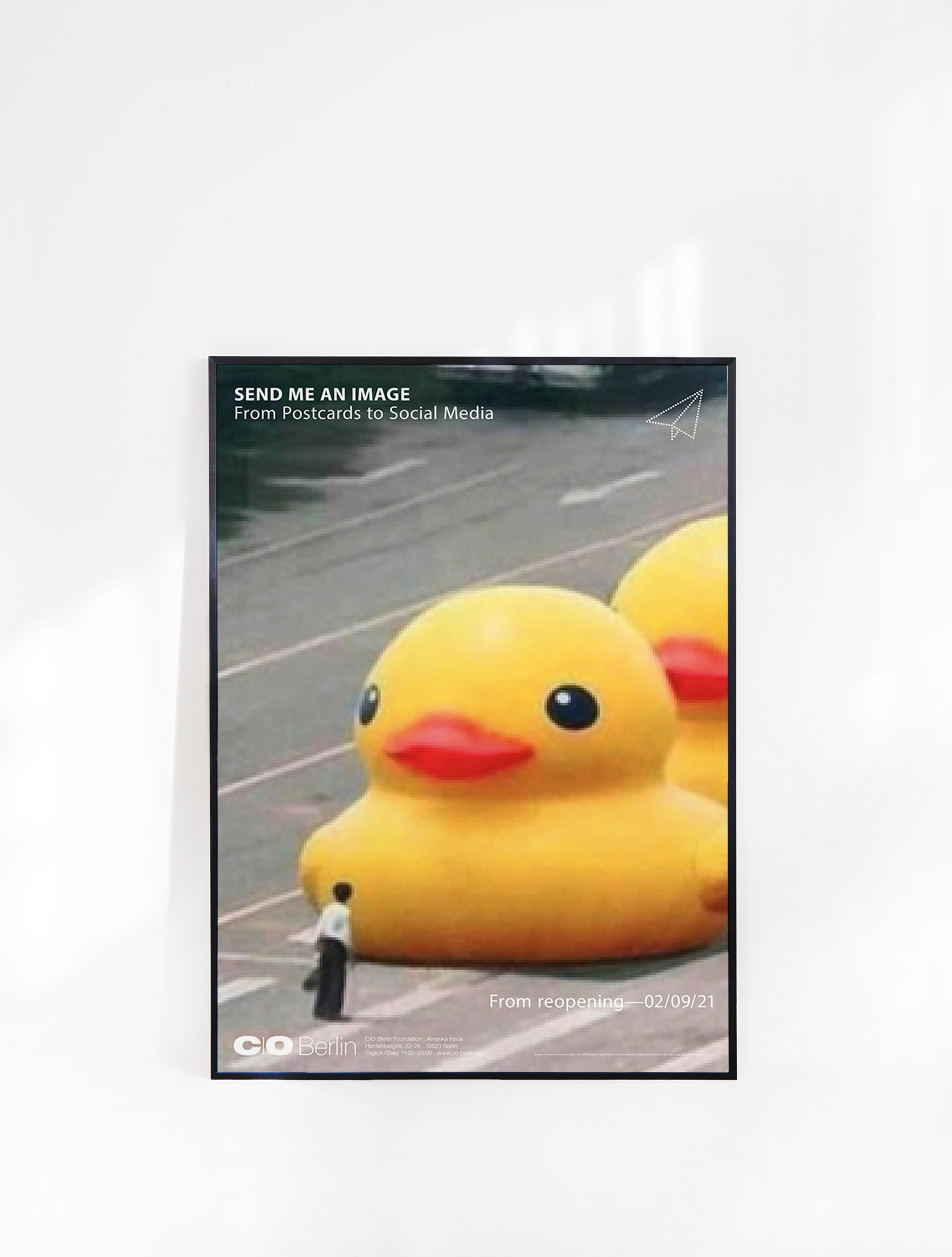 사진 아트포스터 오리 액자