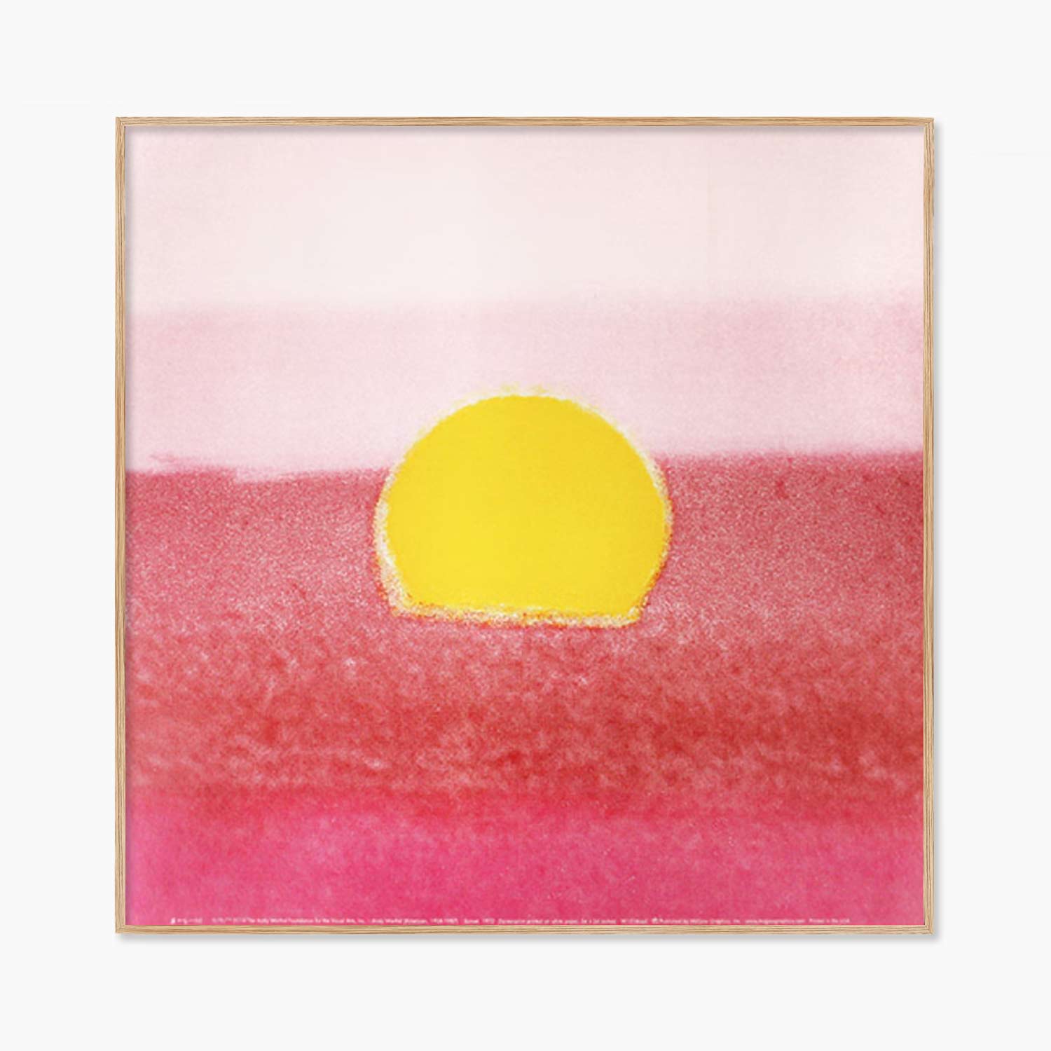 앤디 워홀 Sunset D 30 x 30 cm 선셋 그림 아트포스터 미니 액자