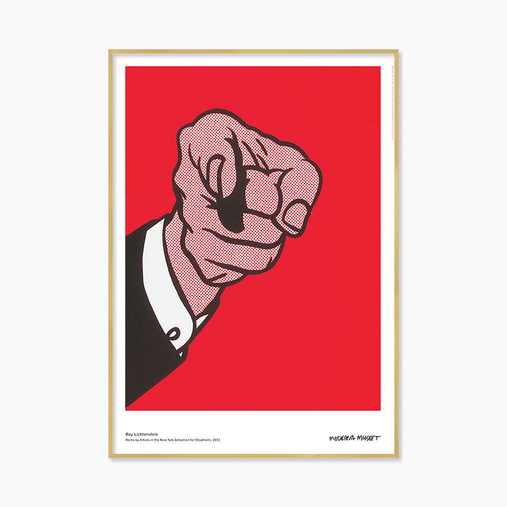 [로이 리히텐슈타인] Finger Pointing 50 x 70 cm