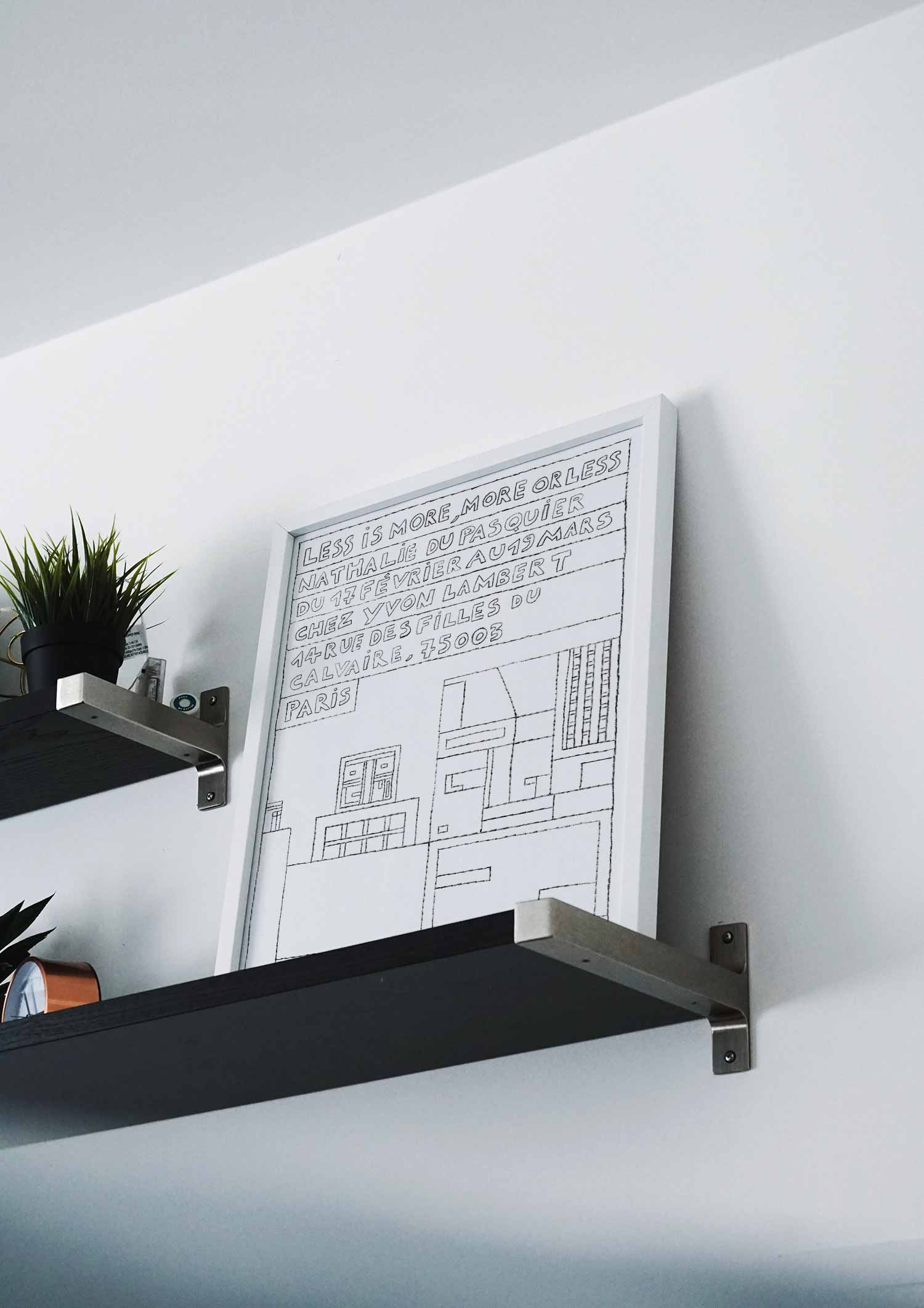 나탈리 뒤 파스퀴에 드로잉 포스터