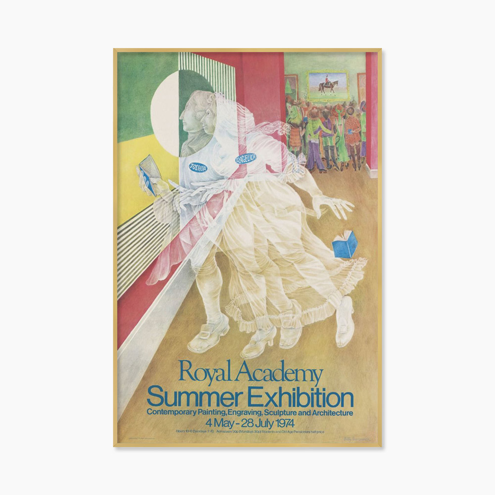베티 스완윅 Summer Exhibition 1974 로얄아카데미 명화 빈티지 그림 아트포스터 인테리어포스터 거실 액자