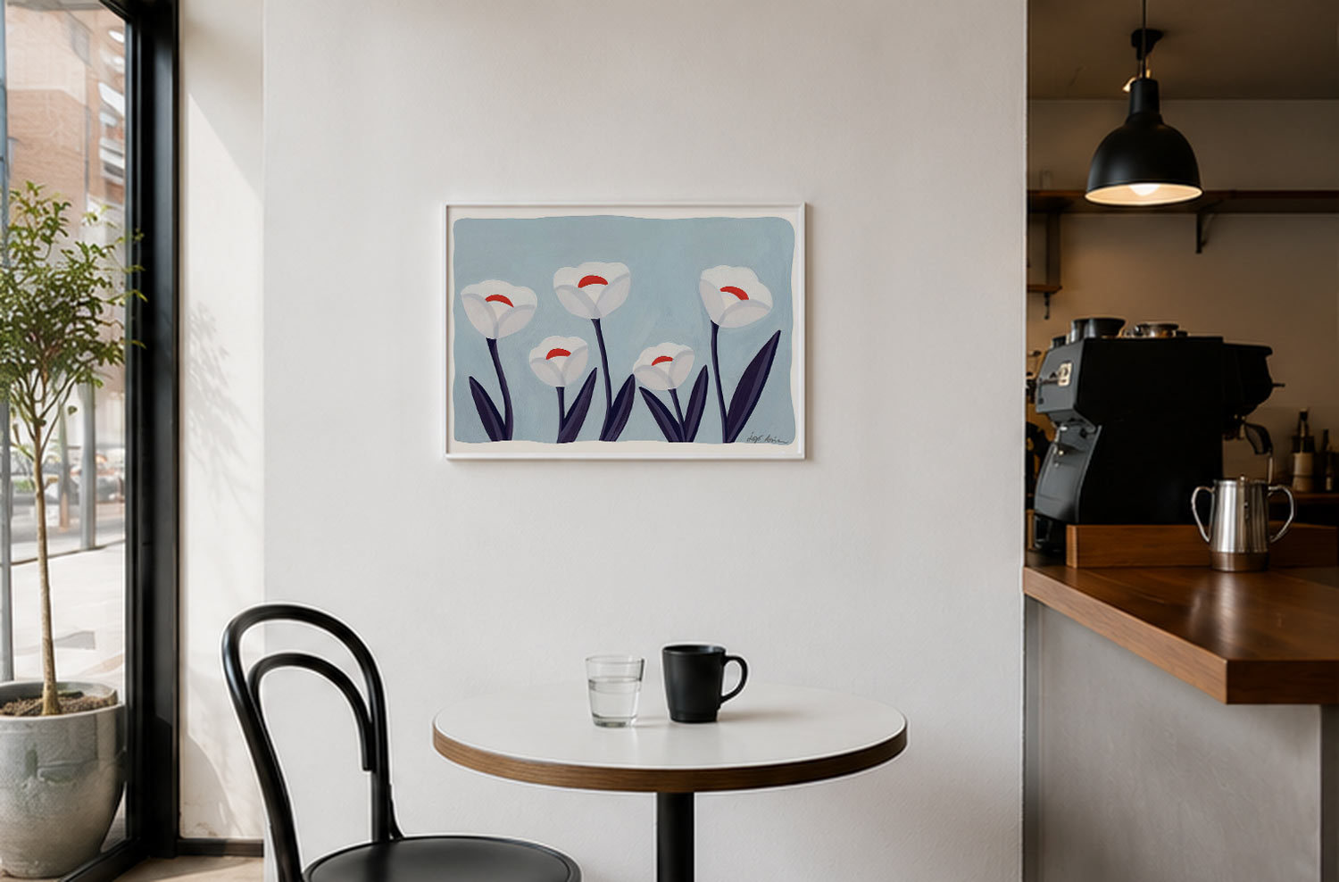 이가 코시츠카 Flowers 01 Iga Kosicka 50 x 70 cm 인테리어액자 아트포스터 더포스터클럽 꽃 플라워