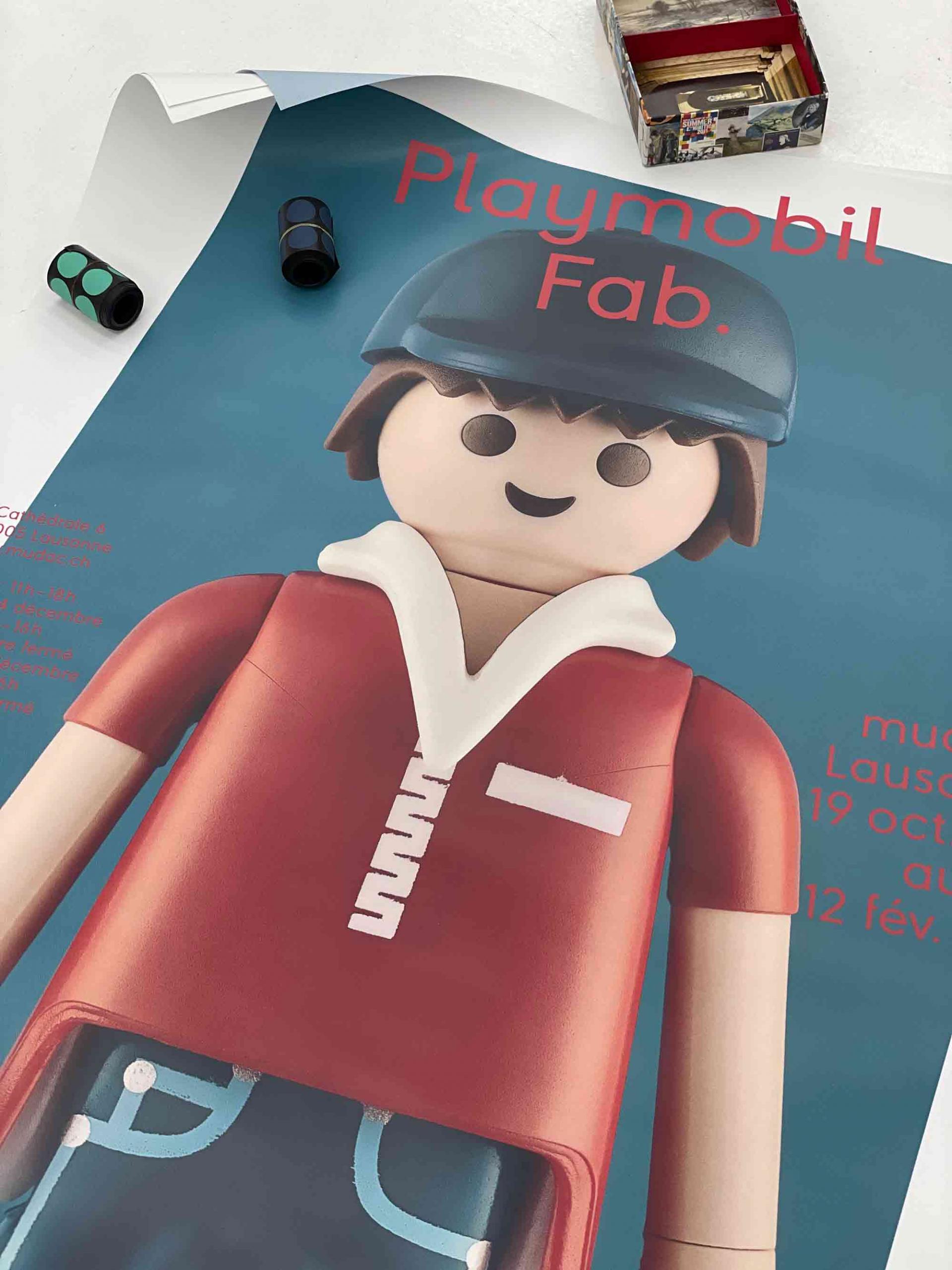 Playmobil Fab (액자 포함) 90 X 128 cm - 재입고