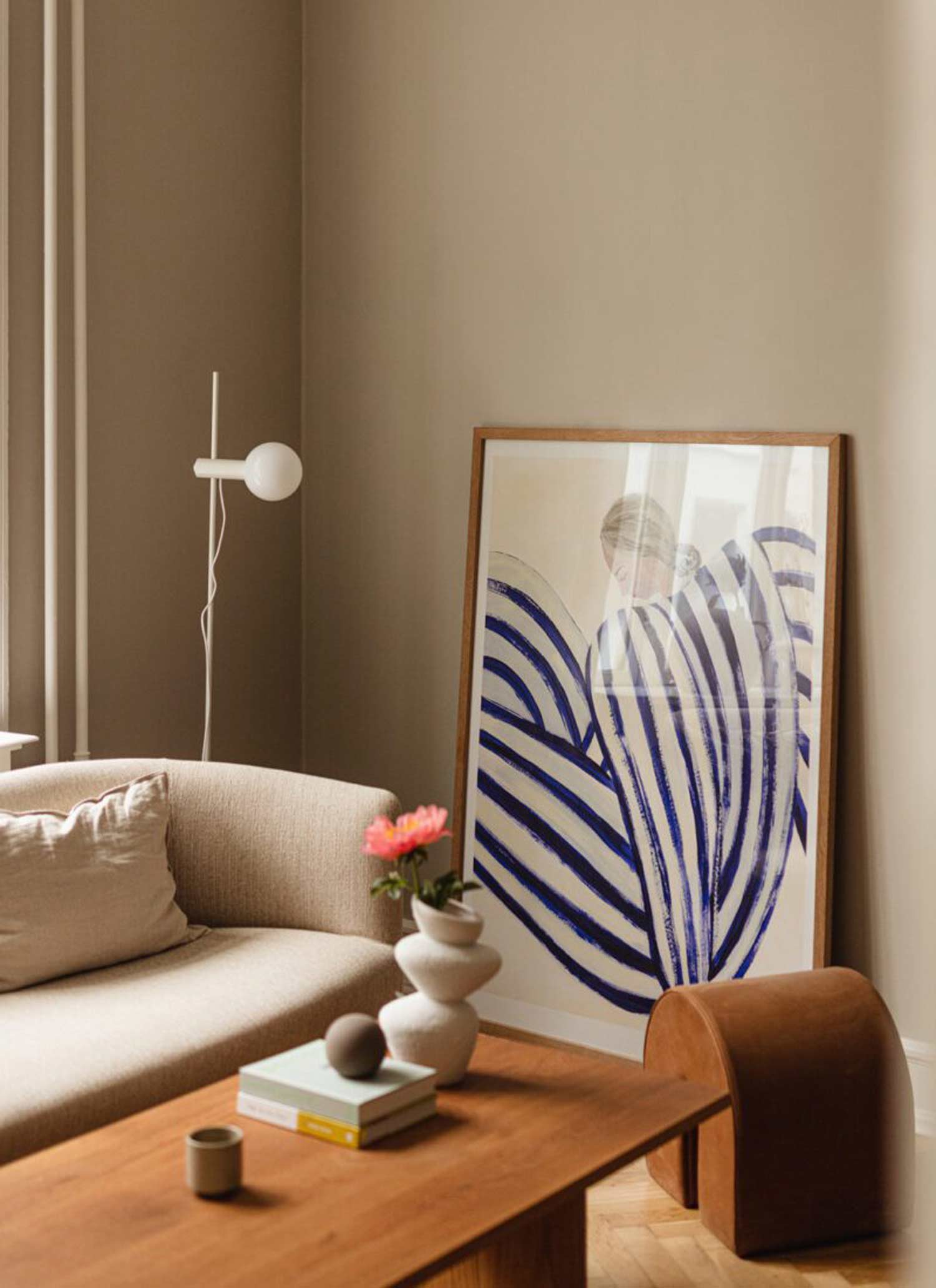 소피아 린드 Sofia Lind Blue Stripe At Concorde 그림 아트포스터 인테리어포스터 거실 액자