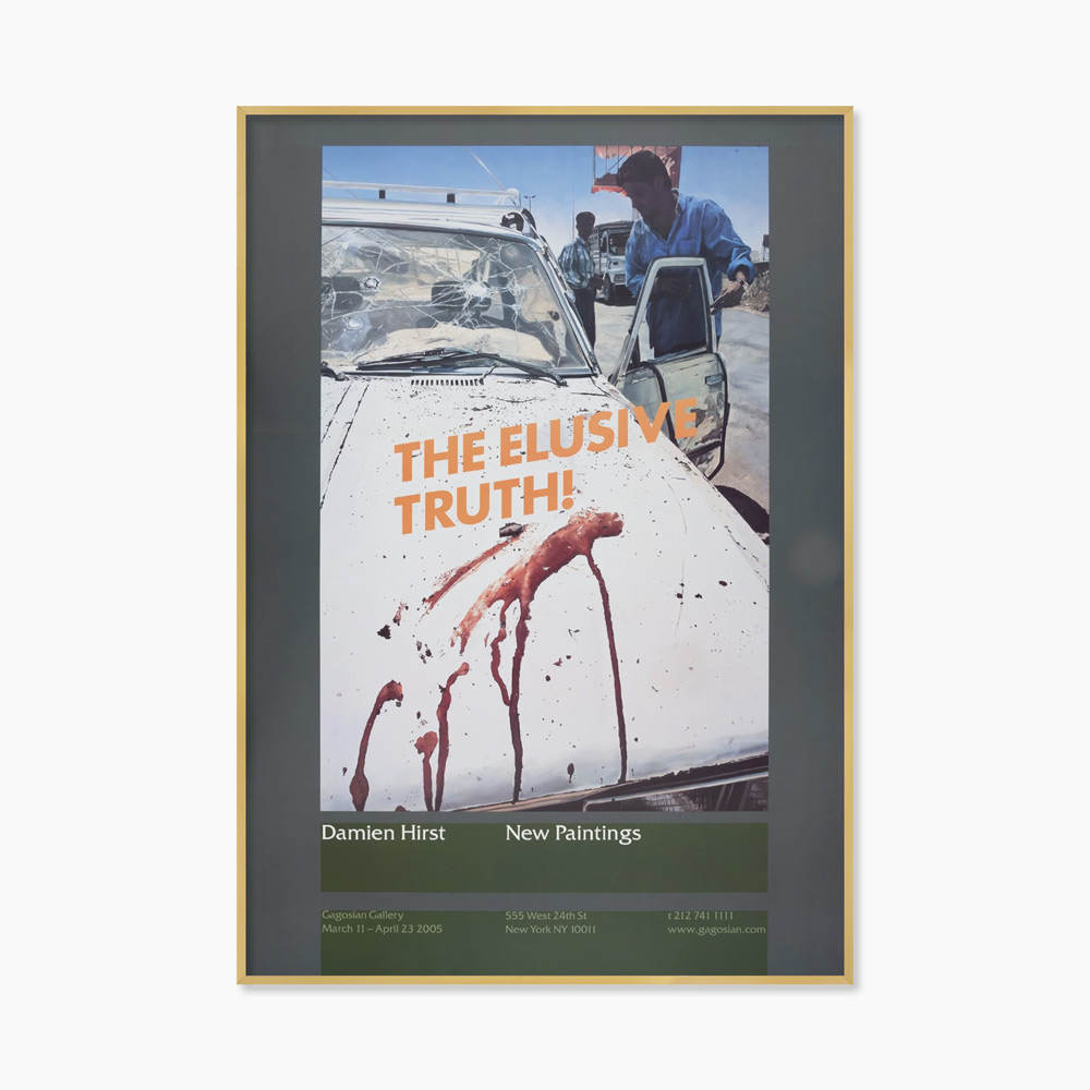 [데미안 허스트] The Elusive Truth (액자 포함) 70 × 100 cm