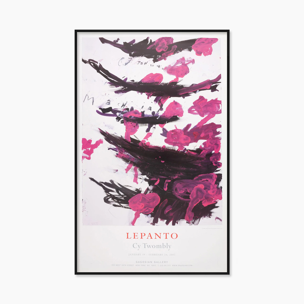 [사이 트웜블리] Lepanto (액자 포함) 61 × 96.5 cm
