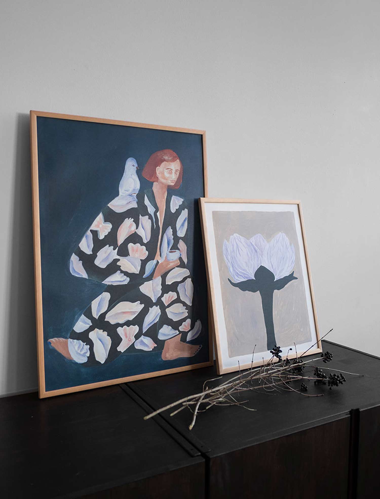 소피아 린드 파인리틀데이 꽃 플라워 부페 그림 아트포스터 인테리어포스터 거실 액자