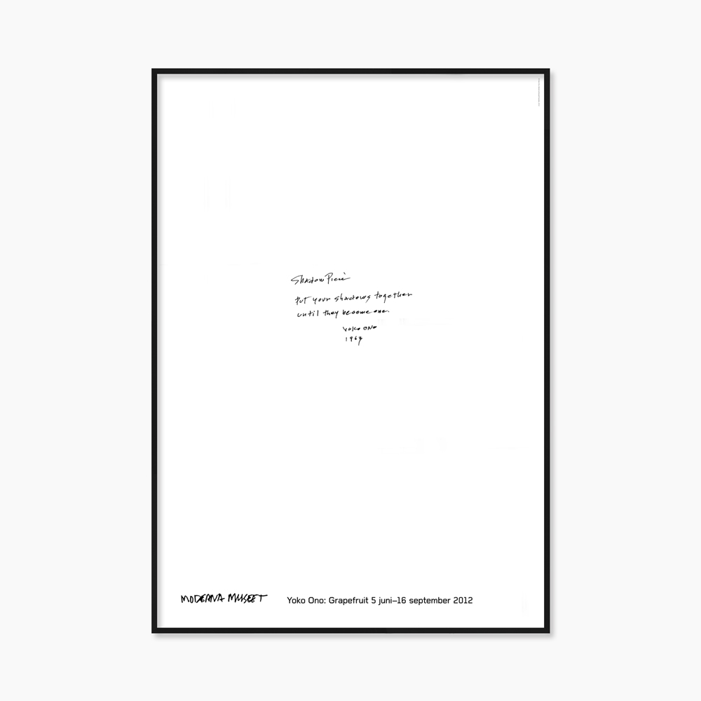 [오노 요코] Shadow Piece 70 x 100 cm