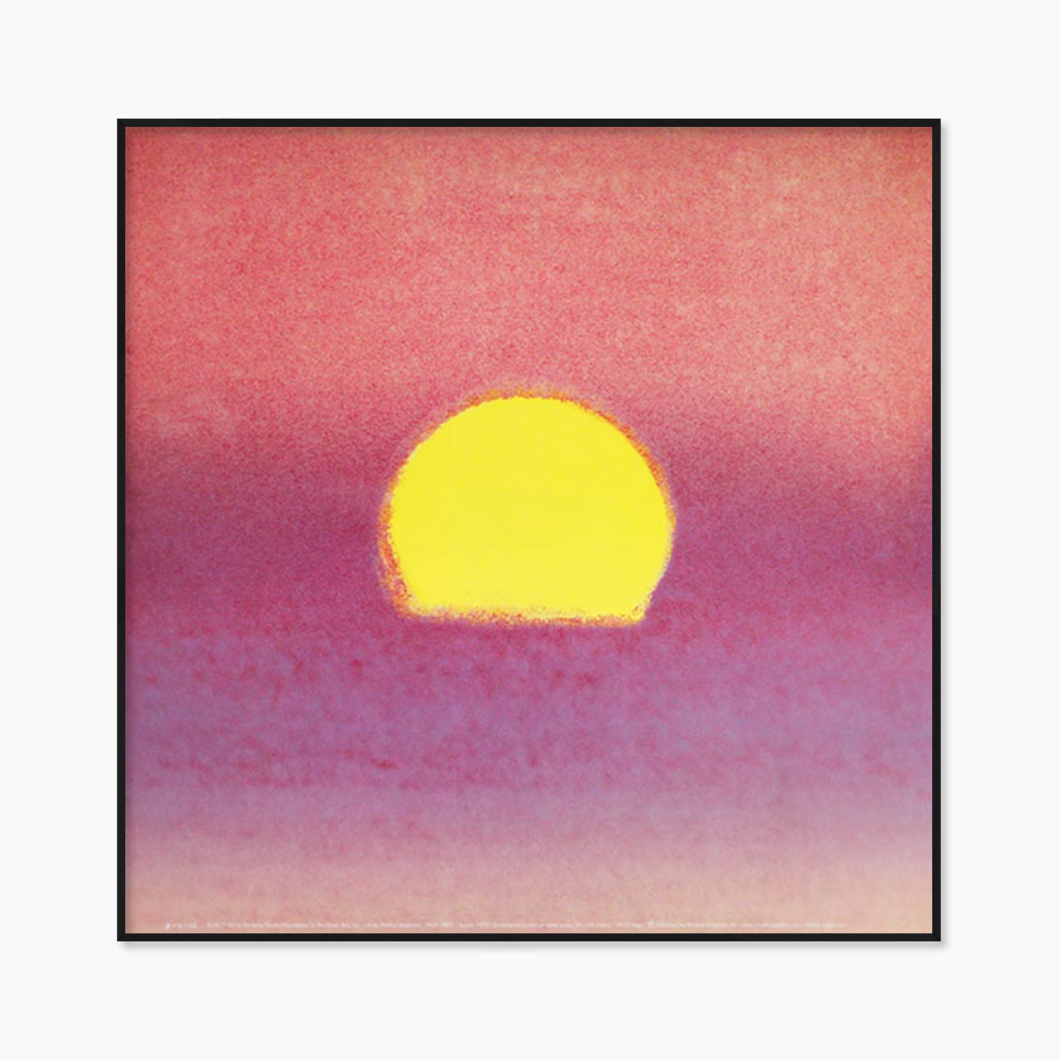 앤디 워홀 Sunset A 30 x 30 cm 선셋 그림 아트포스터 미니 액자m