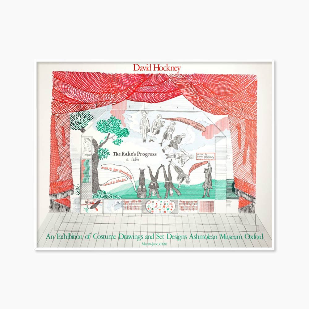 [데이비드 호크니 Original Vintage] The Rake's Progress (액자 포함) 96.5cm x 76.2 cm