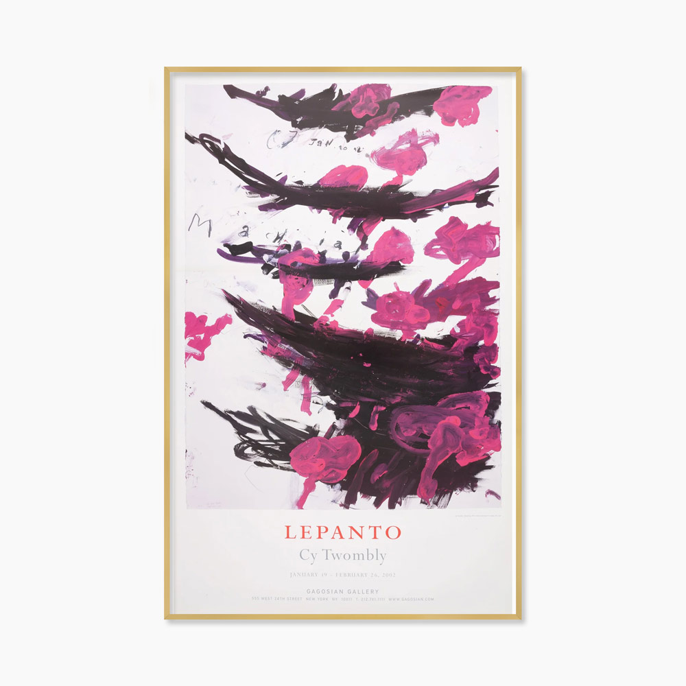 [사이 트웜블리] Lepanto (액자 포함) 61 × 96.5 cm