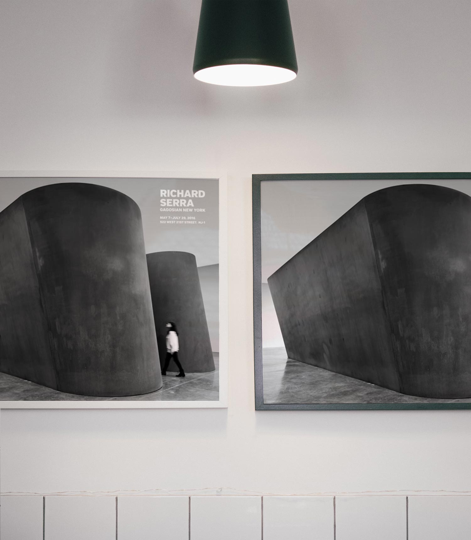 리처드 세라 건축 흑백 사진 대형 아트포스터 인테리어포스터 거실 액자