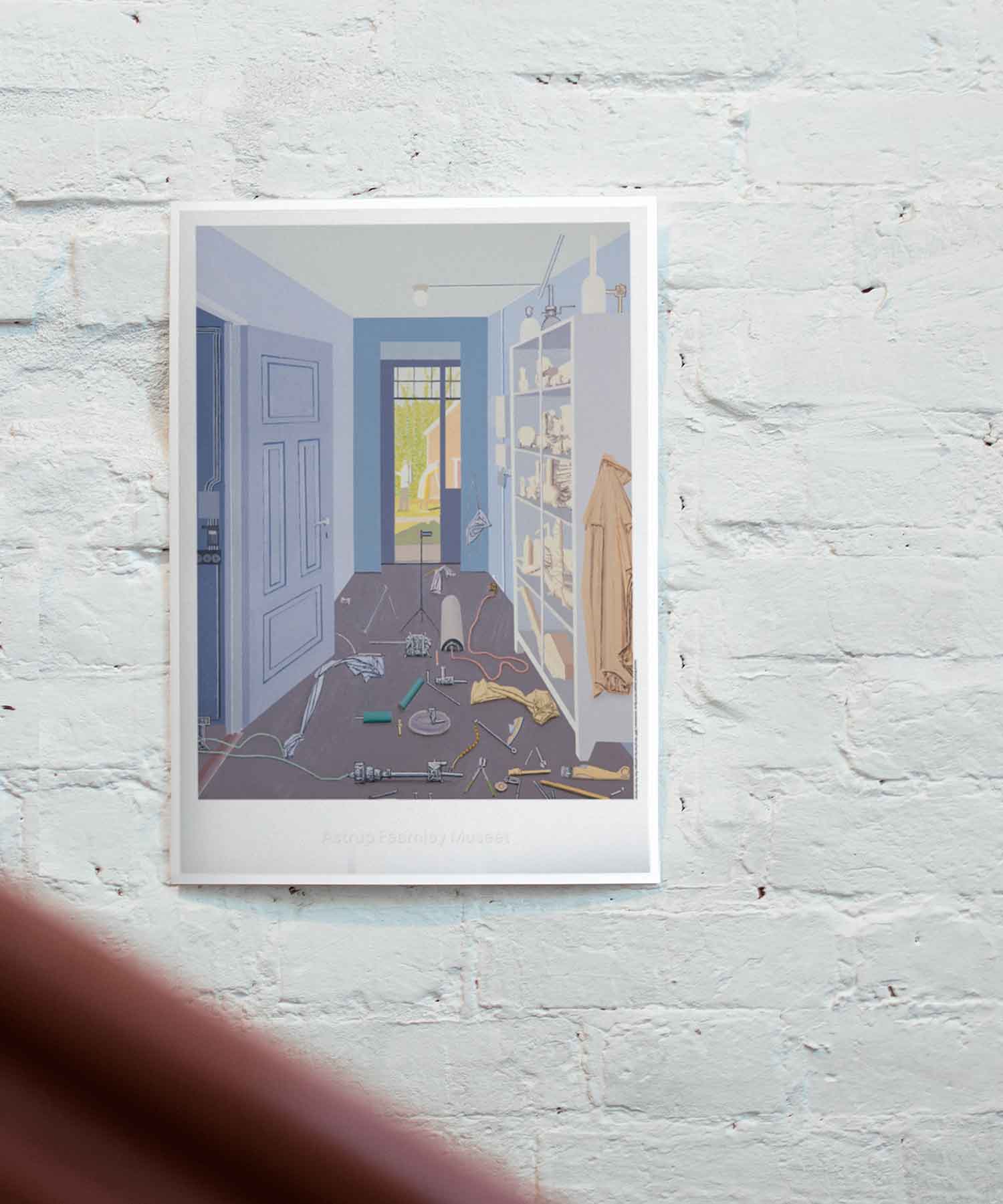 [레오나드 릭하드] Dorglott (액자 포함) 50 x 70 cm 일러스트 그림 집 하우스 홈 포스터자