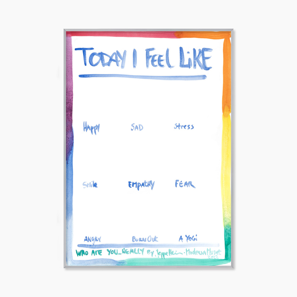 [예페 헤인] Today I Feel Like (액자 포함) 29.7 x 42 cm