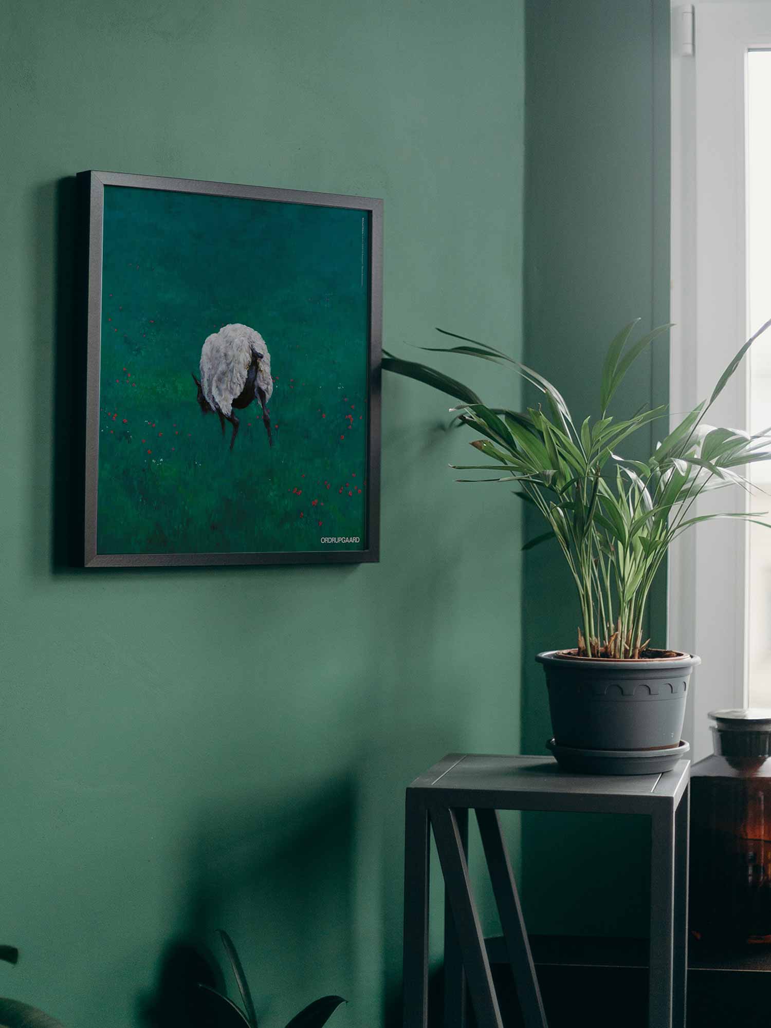 동물 양 인테리어포스터