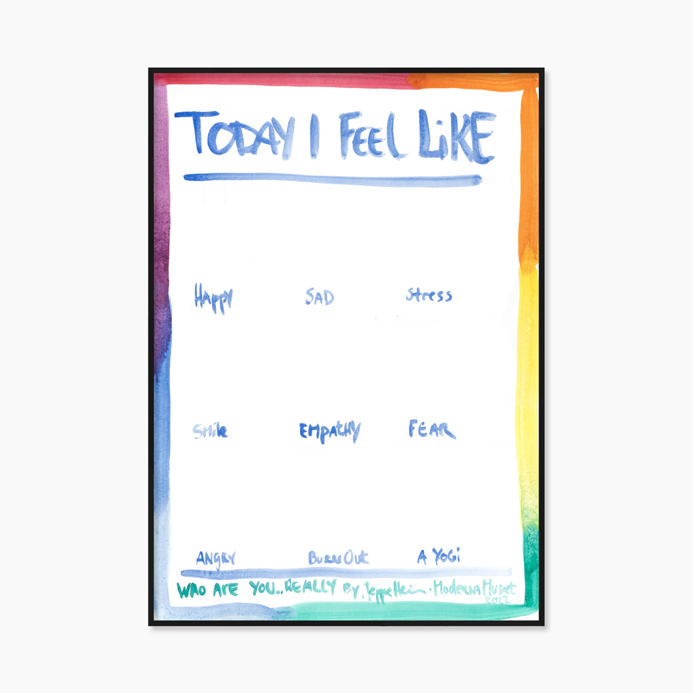 [예페 헤인] Today I Feel Like (액자 포함) 29.7 x 42 cm