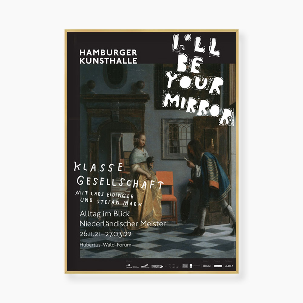 [피터르 더 호흐] Klasse Gesellschaft (액자 포함) 59.5 x 84 cm