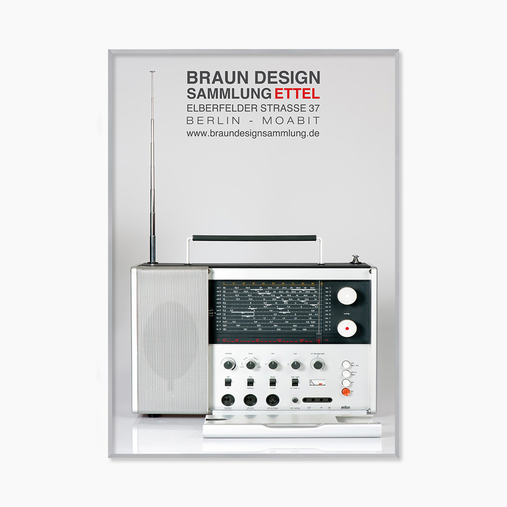 [Braun Dieter Rams Original] Dieter Rams Radio T 1000 (액자 포함) 59 x 84 cm