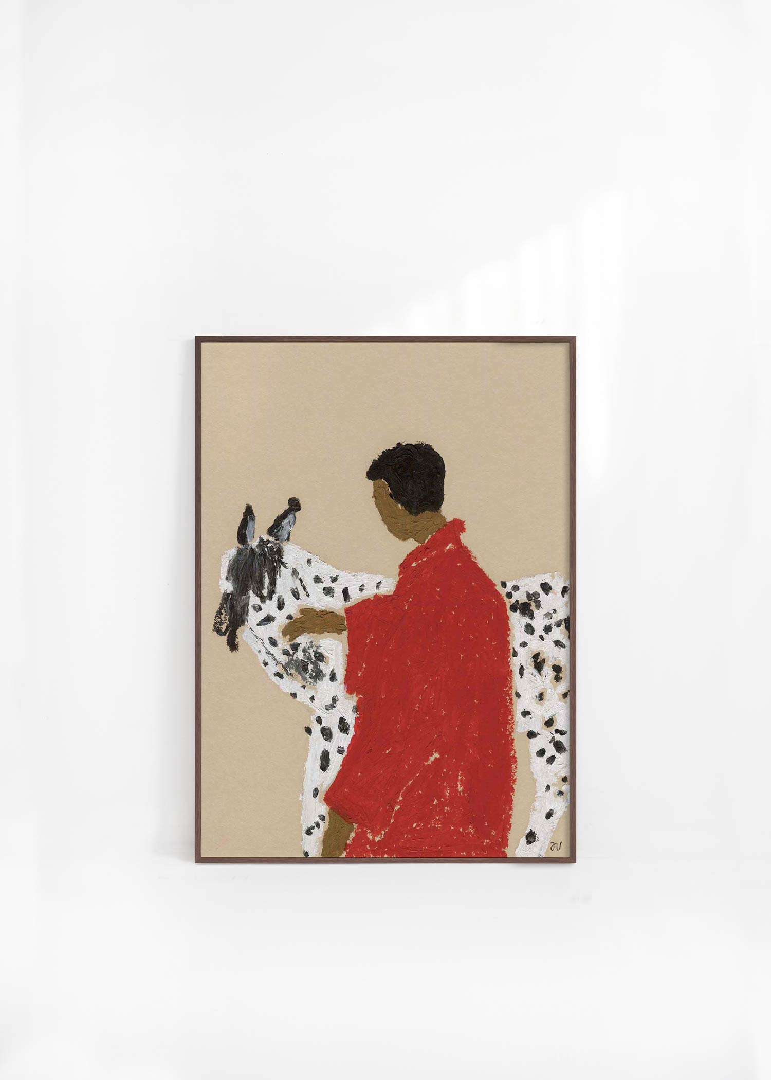 이사벨 반데플라세 Isabelle Vandeplassche Spotted Horse 말 얼룩말 미니 소형 그림 아트포스터 인테리어포스터 거실 액자